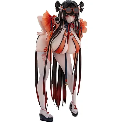 Pre-order the KAWA DESIGN Daiblos Core Maree Rouge (Rakubai no Utage Wet Ver.) 1/6 scale figure with bonus shikishi today at HobbyGalaxy.com!