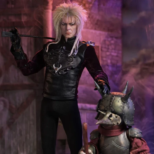 Pre-order the Infinite Statue x Kaustic Plastik Labyrinth Jareth the Goblin King Gold Deluxe Edition 1/6 figure at HobbyGalaxy.com!