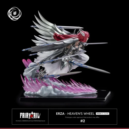Pre-order the Tsume Art Fairy Tail Erza Scarlet - Heaven's Wheel 1/6 scale statue! Secure this Titania Ikigai piece today at HobbyGalaxy.com.