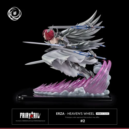 Pre-order the Tsume Art Fairy Tail Erza Scarlet - Heaven's Wheel 1/6 scale statue! Secure this Titania Ikigai piece today at HobbyGalaxy.com.