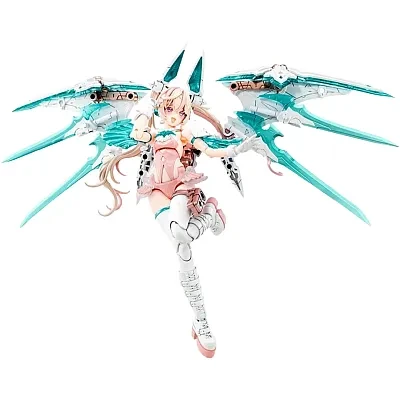 Pre-order the Kotobukiya Megami Device Desire Maiden Raider Sugar Glaze model kit! Secure this sweet pastel mecha girl today at HobbyGalaxy.com.