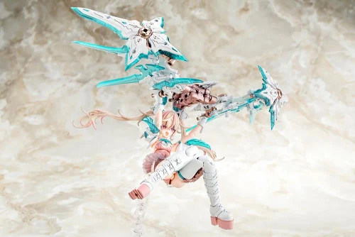 Pre-order the Kotobukiya Megami Device Desire Maiden Raider Sugar Glaze model kit! Secure this sweet pastel mecha girl today at HobbyGalaxy.com.