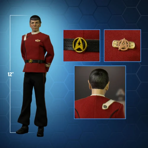 Pre-order the EXO-6 Star Trek II: The Wrath of Khan Captain Spock (Kobayashi Maru Version) 1/6 scale action figure today at HobbyGalaxy.com!