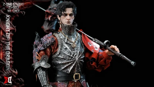 Pre-order the Z-ONE STUDIO 1/6 Alloy Witcher Knight of the Dragon Figure (Z1-003) at HobbyGalaxy.com. Features diecast alloy armor, weapons & accessories. Fast, safe shipping!