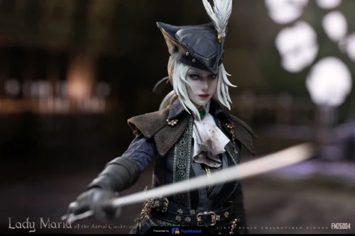 Pre-order the FunModell Lady Maria 1/6 Scale Action Figure (FM26004) at HobbyGalaxy.com. Features detailed tailored outfit, weapons & accessories!