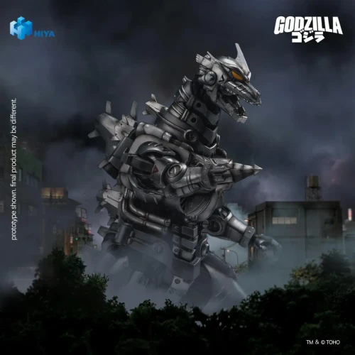 Pre-order the HIYA Toys Exquisite Basic Mechagodzilla Kiryu (Tokyo S.O.S. 2003) action figure at HobbyGalaxy.com. Features Heavy Arms pack & Spiral Claw!
