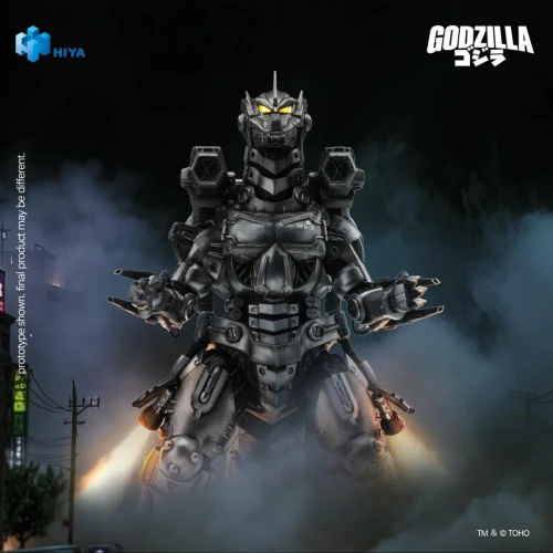 Pre-order the HIYA Toys Exquisite Basic Mechagodzilla Kiryu (Tokyo S.O.S. 2003) action figure at HobbyGalaxy.com. Features Heavy Arms pack & Spiral Claw!