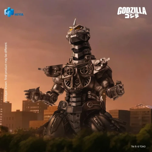 Pre-order the HIYA Toys Exquisite Basic Mechagodzilla Kiryu (Tokyo S.O.S. 2003) action figure at HobbyGalaxy.com. Features Heavy Arms pack & Spiral Claw!