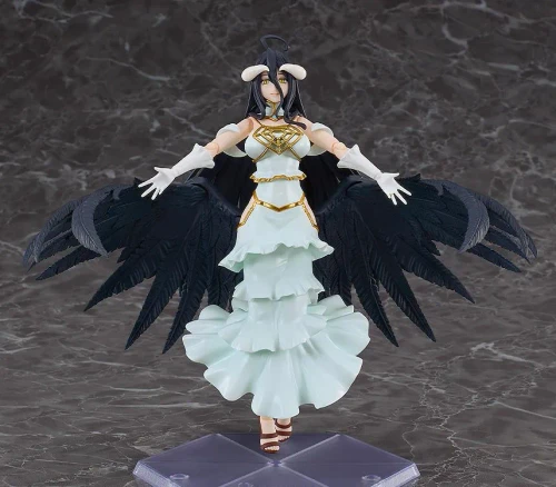 Pre-order the Good Smile Company figma Albedo (Overlord: The Holy Kingdom) action figure at HobbyGalaxy.com. Features swappable faces & articulated wings!