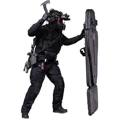 Pre-order the EKUAZ STUDIO Grim Reaper 2.0 Elite Guard 1/6 Figure Deluxe (EKS015S) at HobbyGalaxy.com. Features MCX rifle, night vision gear & tactical vest.