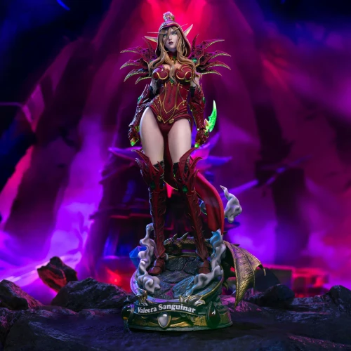 Pre-order the HEX Collectibles World of Warcraft Valeera Sanguinar Statue at HobbyGalaxy.com. Highly detailed polystone Blood Elf Rogue statue.