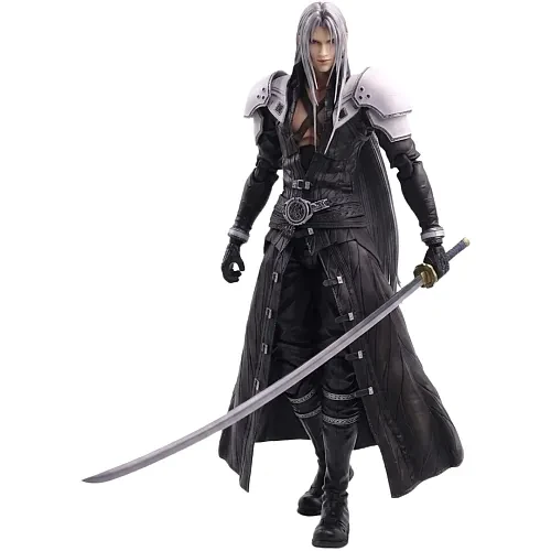 Pre-order the Square Enix Final Fantasy VII Rebirth Play Arts Shin Sephiroth action figure at HobbyGalaxy.com. Features detachable wing & Masamune sword.