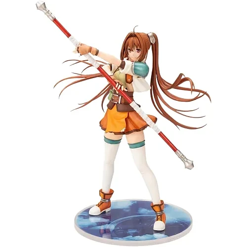 Pre-order the Kotobukiya Legend of Heroes Trails in the Sky SC Estelle Bright 1/8 Scale Figure at HobbyGalaxy.com. Features staff & key visual pose.