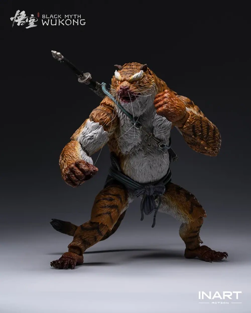 Pre-order the INART Black Myth: Wukong Tiger Vanguard 1/12 Scale Figure at HobbyGalaxy.com. Features detailed armor, weapons & display base.