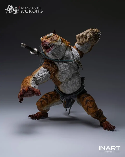 Pre-order the INART Black Myth: Wukong Tiger Vanguard 1/12 Scale Figure at HobbyGalaxy.com. Features detailed armor, weapons & display base.