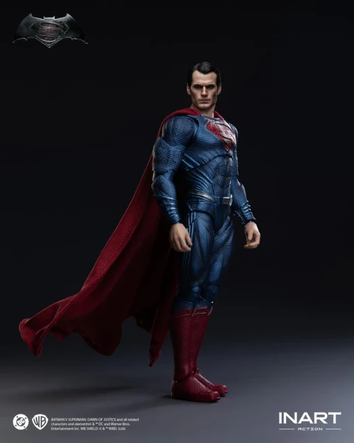 Pre-order the INART Batman v Superman: Dawn of Justice Superman 1/12 Scale Figure at HobbyGalaxy.com. Features tailored fabric suit, cape & base.