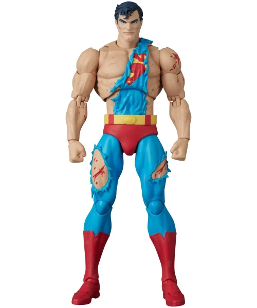 Pre-order the Medicom MAFEX Superman (The Death of Superman) 1/12 scale action figure at HobbyGalaxy.com. Features torn suit, cape & stand.