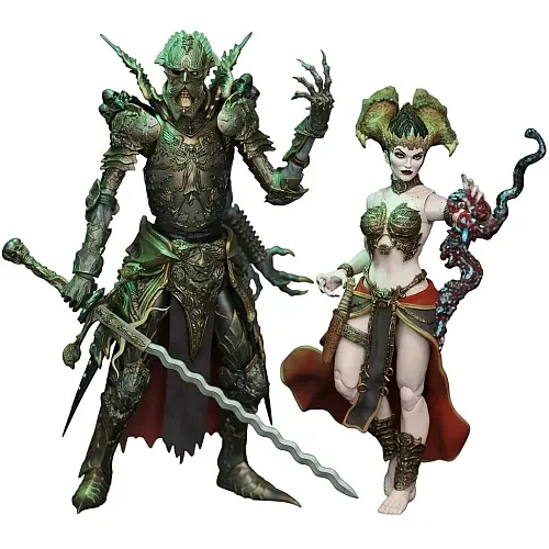 Pre-order the Boss Fight Studio Court of the Dead Gethsemoni & Mortighull 1/12 figure set at HobbyGalaxy.com. Highly detailed articulated 6" figures.