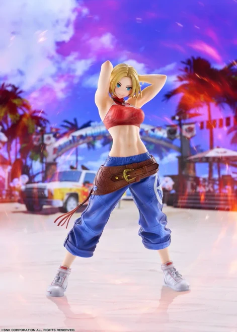 Pre-order the Golden Head Fighting Girls Collection KOF XV Blue Mary AmiAmi Limited Edition 1/7 Figure at HobbyGalaxy.com. Features bonus face plate.