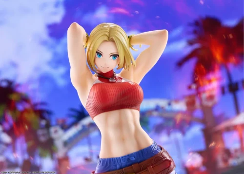 Pre-order the Golden Head Fighting Girls Collection KOF XV Blue Mary AmiAmi Limited Edition 1/7 Figure at HobbyGalaxy.com. Features bonus face plate.