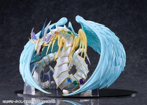 Pre-order the massive DMM Factory Yu-Gi-Oh! GX Rainbow Dragon Figure at HobbyGalaxy.com. Features pearlescent scales, gem accents & translucent wings.