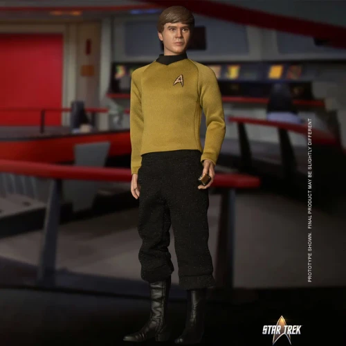 Pre-order the EXO-6 Star Trek: TOS Ensign Pavel Chekov 1/6 Scale Action Figure at HobbyGalaxy.com. Highly detailed figure with phaser, communicator & PADD.