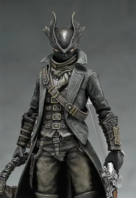 Shop the official Bloodborne Hunter Figma #367 action figure by Max Factory at HobbyGalaxy.com. Highly posable with transforming Saw Cleaver and Hunter Pistol.