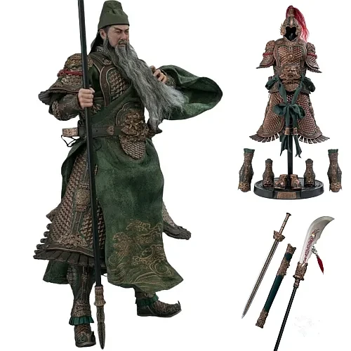 Discover the FYJ Studio Three Kingdoms "Loyal and Righteous" Guan Yu (Yuchang) Single Edition 1/6 scale action figure (FYJ 004) at HobbyGalaxy.com. High quality, alloy inner skeleton, moving eyes, and authentic fabric outfit.