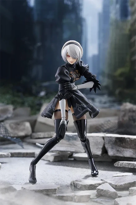 Buy the Max Factory NieR:Automata Ver1.1a figma 2B (YoRHa No.2 Type B) action figure rerun at HobbyGalaxy.com. Poseable 160mm figure with weapons, Pod 042, and accessories.