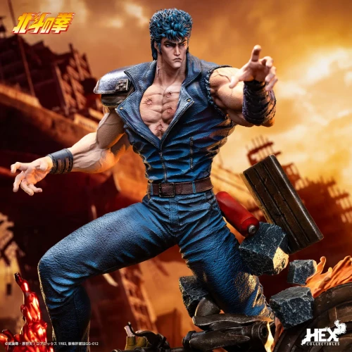Pre-order the HEX Collectibles Fist of the North Star Kenshiro 1/6 Scale Statue at HobbyGalaxy.com. Highly detailed 40th anniversary collectible.