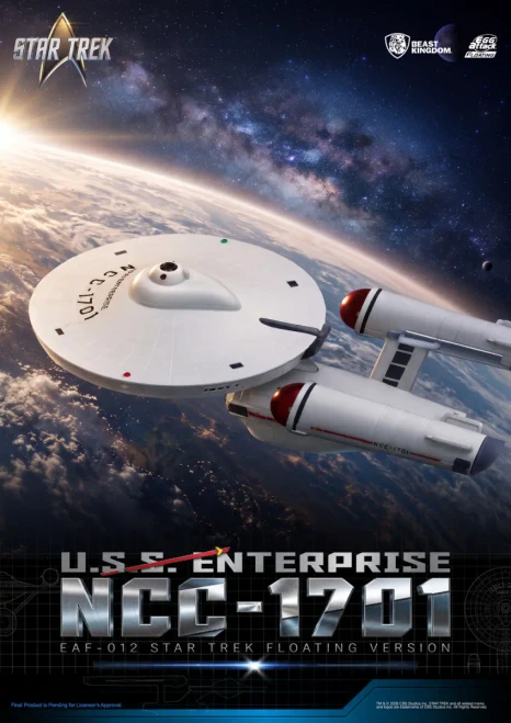Pre-order the Beast Kingdom Egg Attack Floating Series Star Trek U.S.S. Enterprise NCC-1701 at HobbyGalaxy.com! Features magnetic levitation and built-in LED lighting.