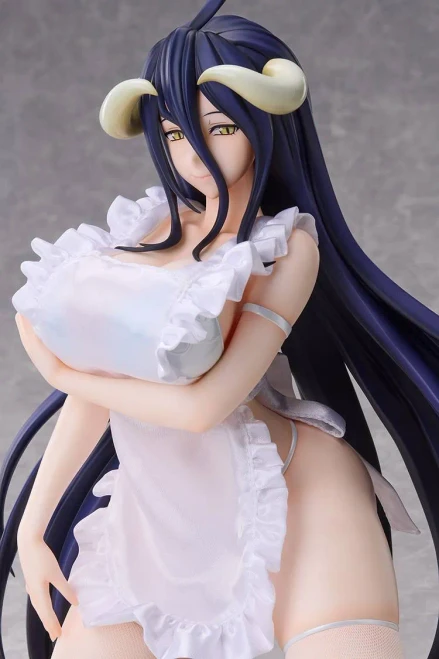 Pre-order the FREEing OVERLORD Albedo Apron Ver. 1/4 Scale Figure at HobbyGalaxy.com. Features real fabric apron, mesh tights, and detailed wings.