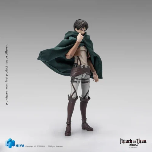 HIYA Toys Exquisite Basic Series "Attack on Titan" S1-3 Eren Yaeger 1/12 Scale Action Figure
