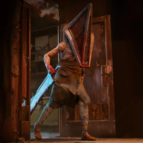 Pre-order the Star Ace Toys Silent Hill 2 Pyramid Head 1/6 Scale Deluxe Figure at HobbyGalaxy.com. Includes Great Knife & exclusive diorama base. Secure yours today!