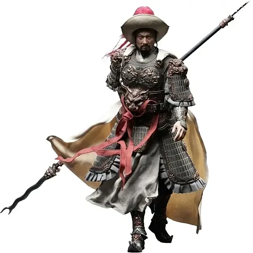 Pre-order the Twelve O'clock Water Margin Lin Chong 1/6 Scale Figure (T-026) at HobbyGalaxy.com. Features rooted beard, full armor, Serpent Spear & broadsword!