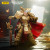 Joy Toy Warhammer 40K Imperial Fists Rogal Dorn Primarch of the VIIth Legion 1/18 Scale Action Figure www.HobbyGalaxy.com