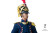 Brown Art Napoleonic Wars - Officer of the Imperial Guard Artillery 1/6 Scale Action Figure B-A0010 www.HobbyGalaxy.com