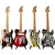 Pre-order The Mini Axe The Rolling Stones Icons 1/4 Scale Miniature Guitar Set of 4 at HobbyGalaxy.com. Handcrafted solid wood album art replicas.