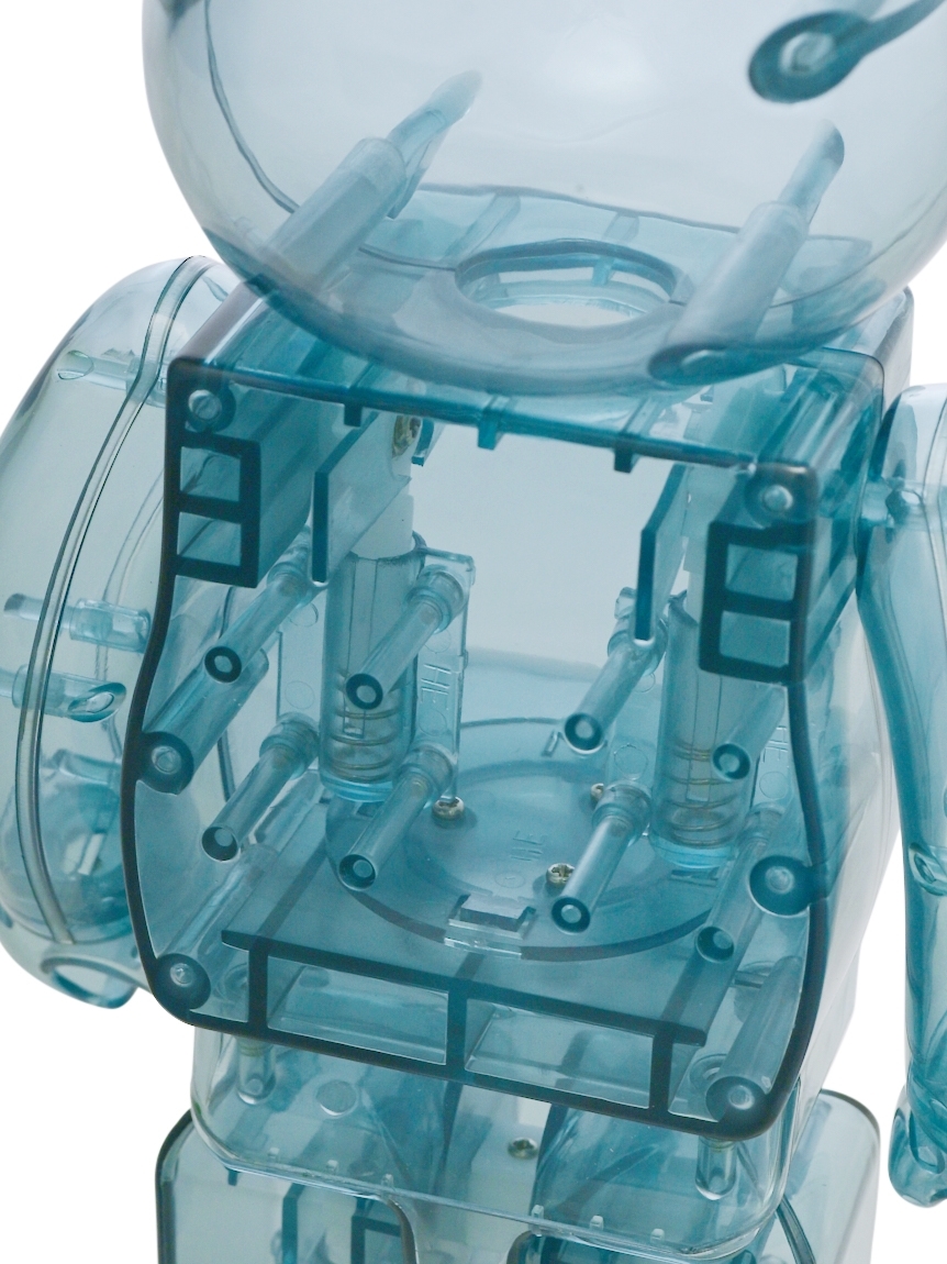 MEDICOM TOYS BE@RBRICK GELATO PIQUE MINT WHITE 400% VINYL