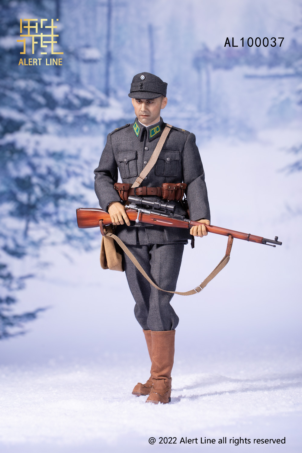 Alert Line WWII Finnish Army Soldier Figure AL100037