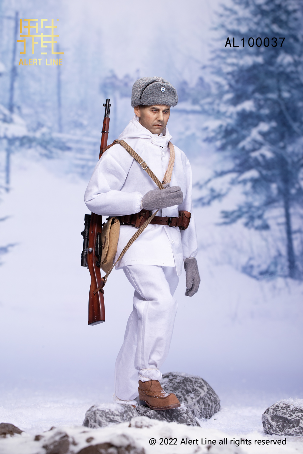 Alert Line WWII Finnish Army Soldier Figure AL100037