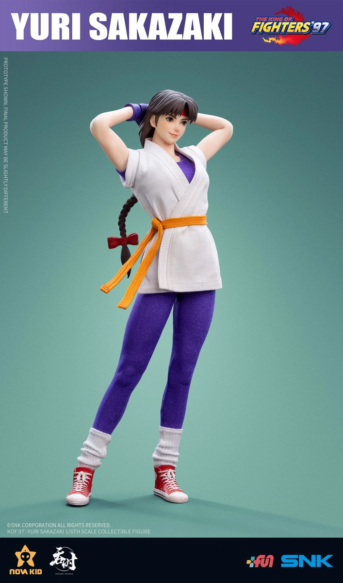 Tunshi Studio X Nova Kid SNK The King Of Fighters '97 - Yuri Sakazaki 1/6  Scale Action Figure TS-XZZ-004