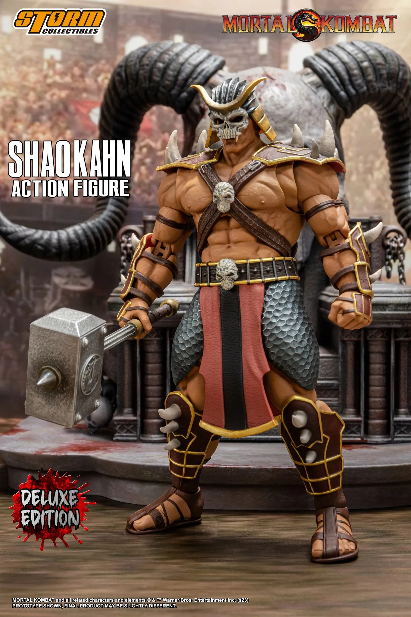 Shao Kahn Mortal Kombat Storm Collectibles 1:12 Action Figure