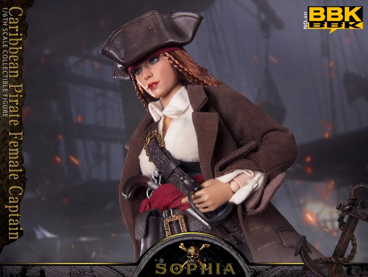 BBK Caribbean Pirate Female Captain Sophia BBK017