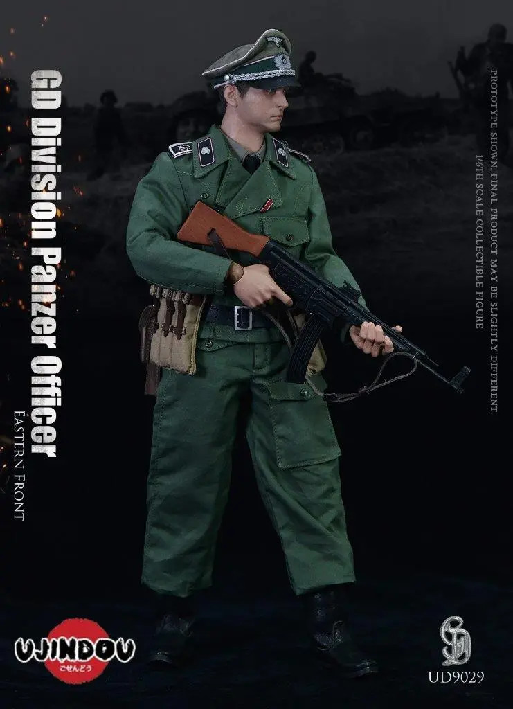 UJINDOU WWII German GD Panzer Division Officer (East Front) 1/6 Scale  Action Figure UD9030