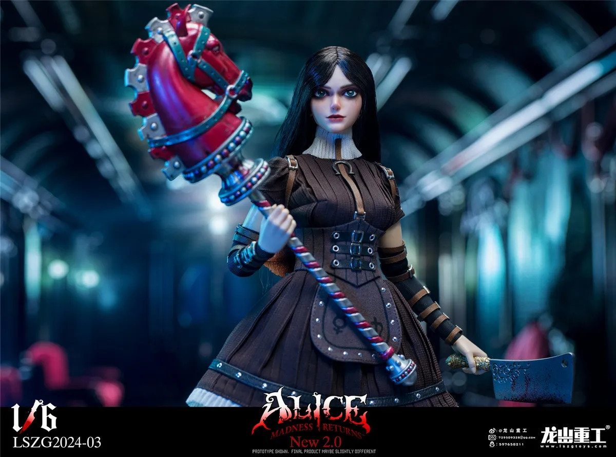 LongShanJinShu Alice Madness Returns 2.0 1/6 Scale Action Figure Luxury  Version LSZG2024-03A