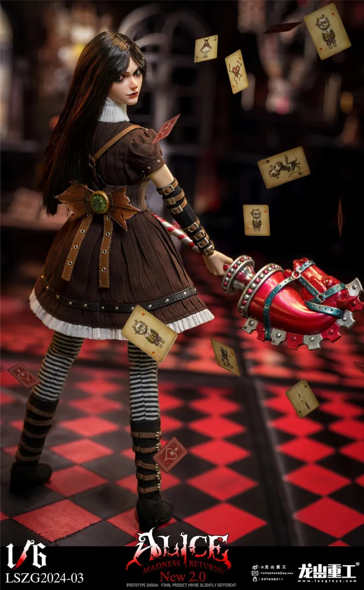 LongShanJinShu Alice Madness Returns 2.0 1/6 Scale Action Figure Standard  Version LSZG2024-03B