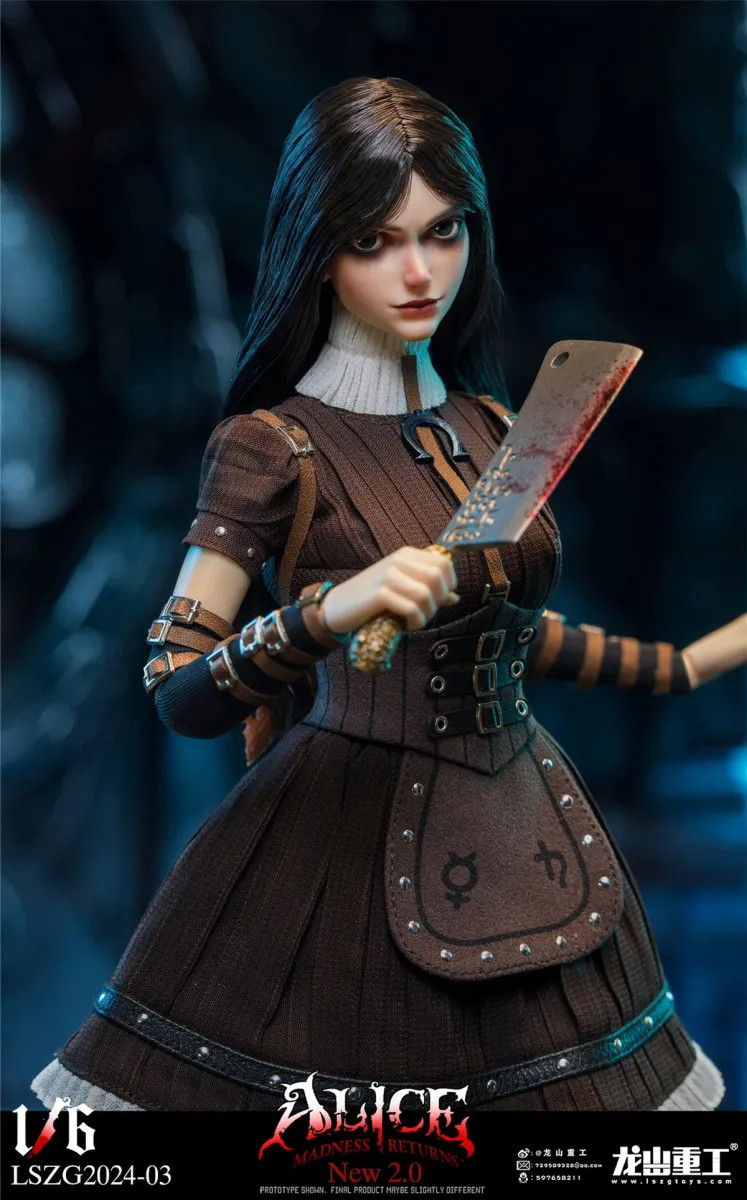 LongShanJinShu Alice Madness Returns 2.0 1/6 Scale Action Figure Standard  Version LSZG2024-03B