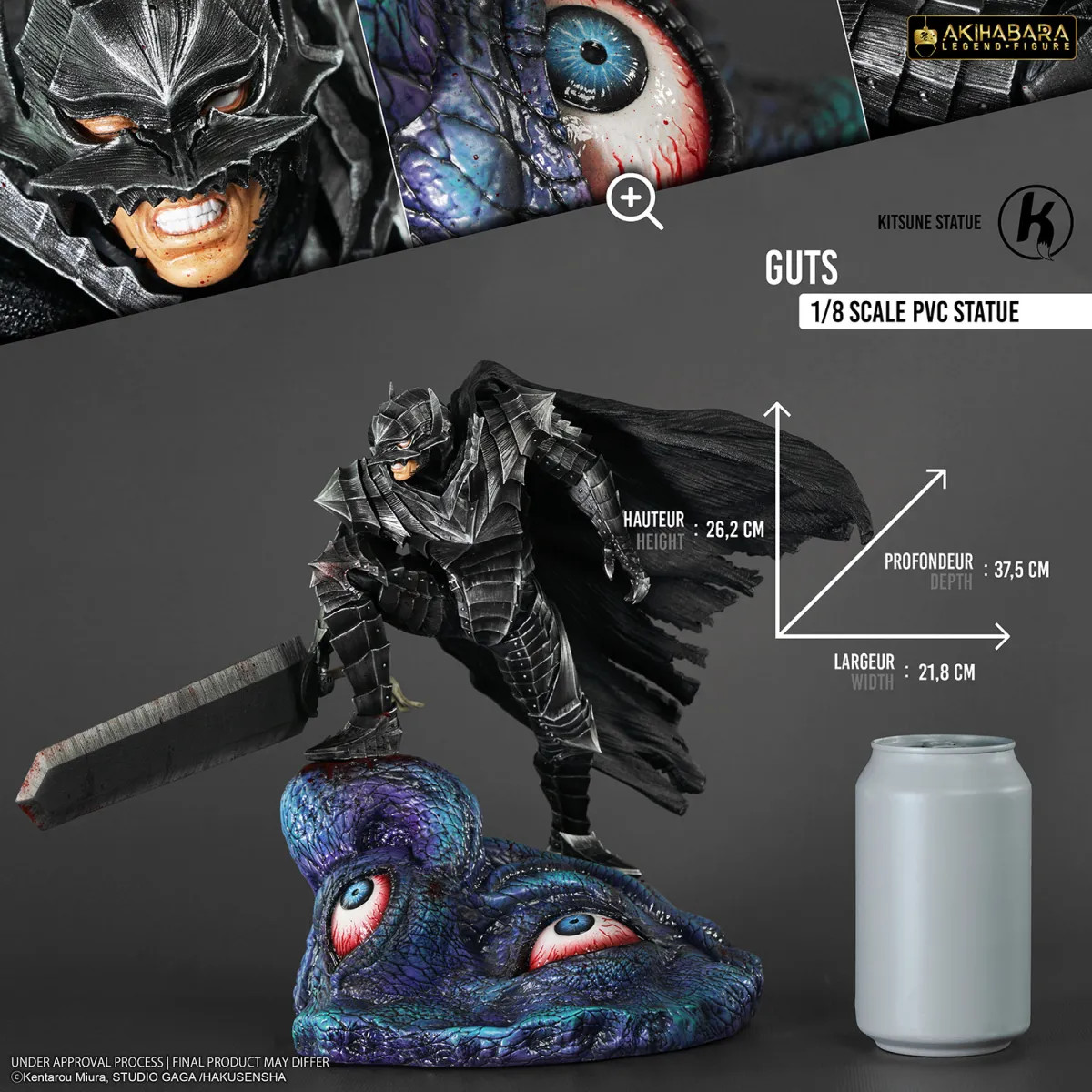 Kitsune Statue Akihabara Legend Figure ALF Berserk Guts