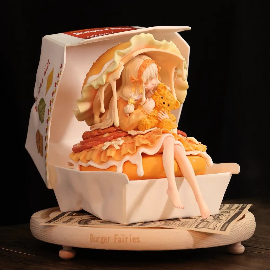 その他 Food Fairies-White AmiAmi [Character & Hobby Shop] | [Bonus] Burger Fairies